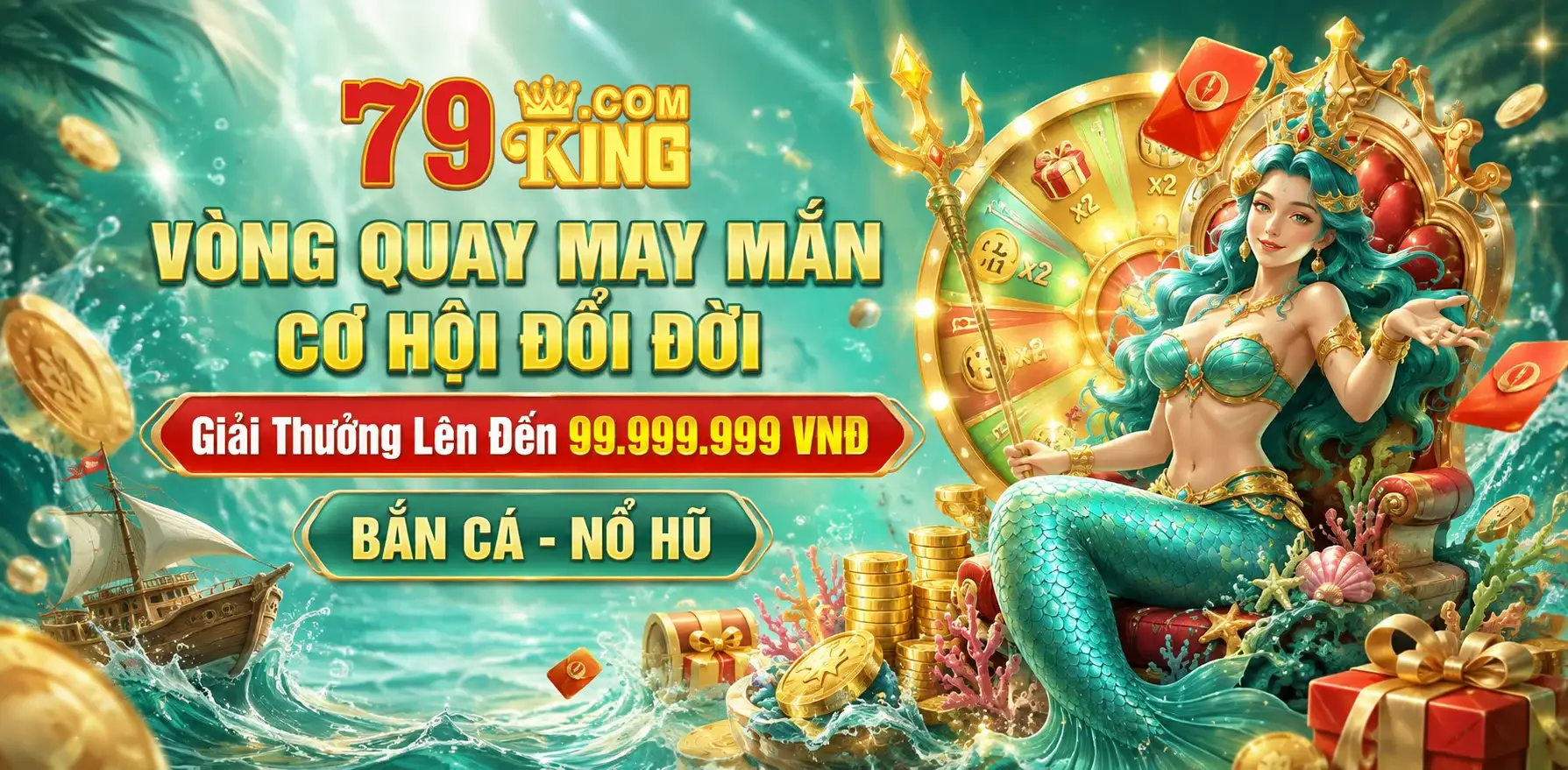 79king banner vòng quay